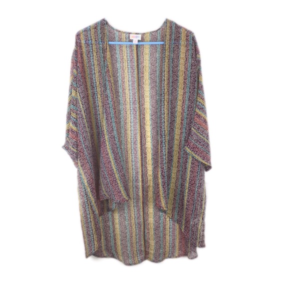 LuLaRoe Sweaters - NWT LuLaRoe Colorful Print Kimono Cardigan-27
